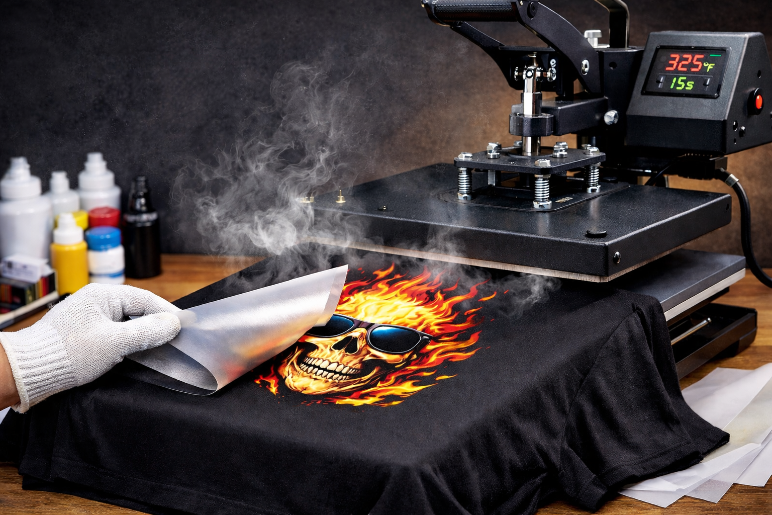 How to Heat Press DTF Transfers