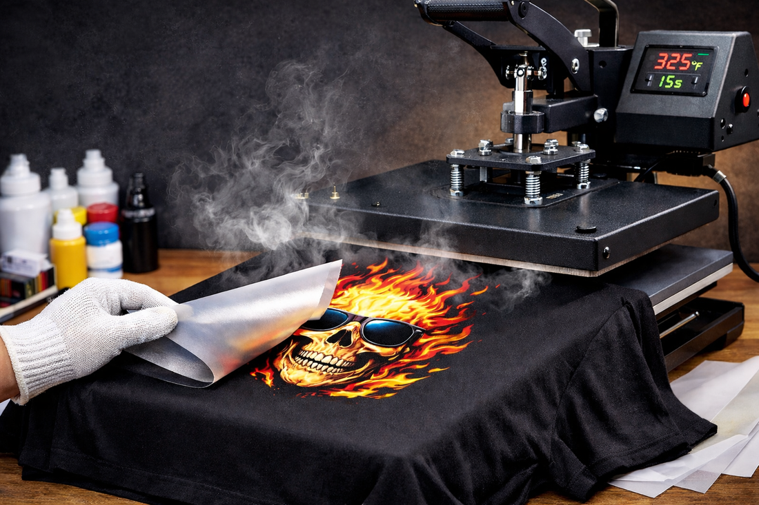 How to Heat Press DTF Transfers